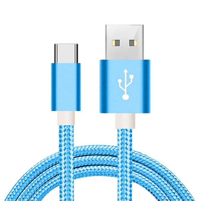 SUPTEC 2 м 3 м Micro USB кабель 2A Быстрая зарядка данных кабель для зарядки для Android samsung S6 S7 Edge Xiaomi huawei MP3 Microusb шнур - Цвет: Blue