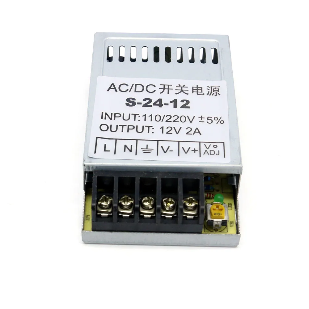 Универсальный вход переменного тока в постоянный ток 12 В 2 а 24 Вт ультратонкий