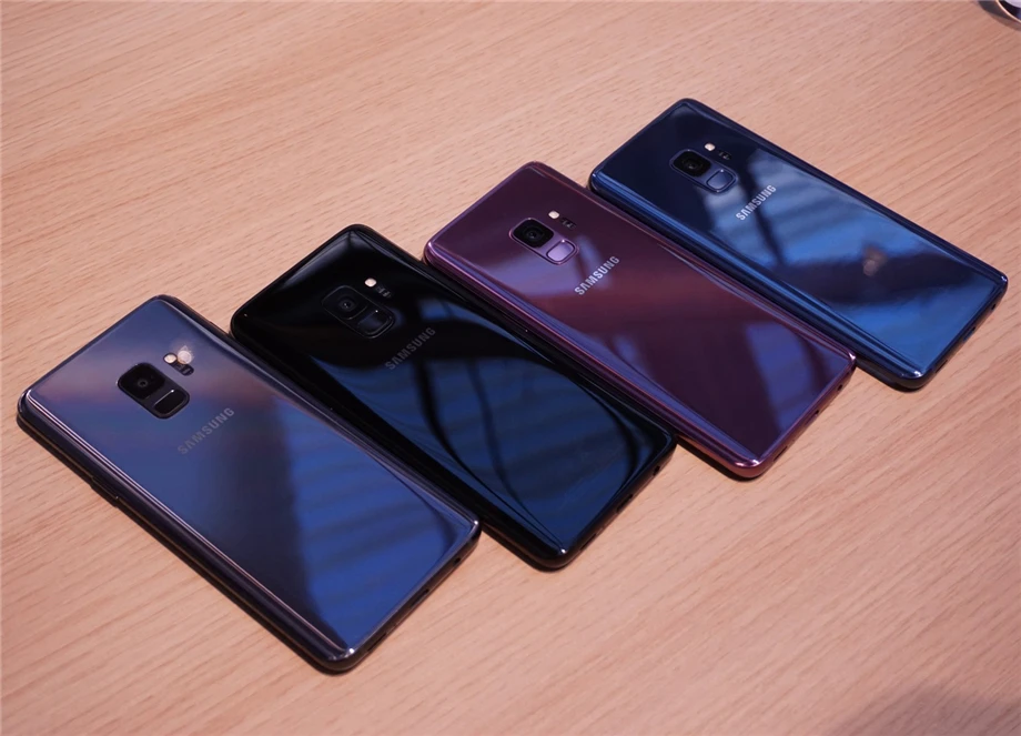 Samsung Galaxy S9 G960F, мобильный телефон на Android, 4G LTE Exynos 9810, четыре ядра, 5,8 дюймов, 12 МП и 8 Мп ram, 4 Гб rom, 64 ГБ NFC