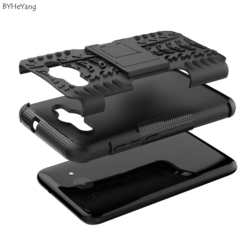 Byheyang чехол для Huawei Y3 2017 2018 CRO-L22 двухслойный защитный Funda Shell On (2018) TPU и PC |