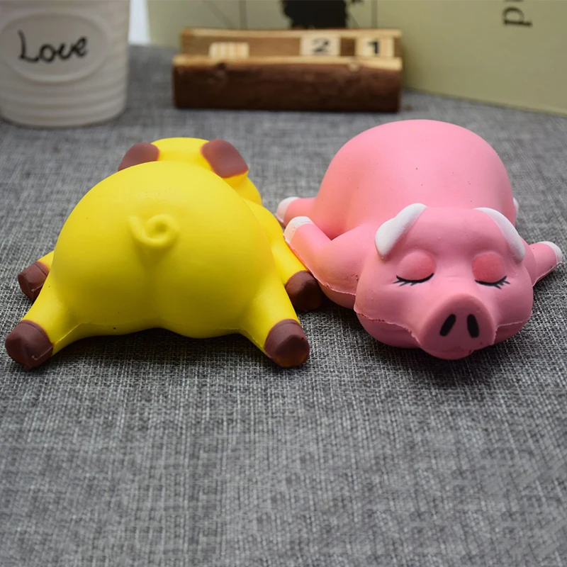 

1Pcs Creative Colorful Little Pig Vent Toys PU Slow Rebound Toys New Hot