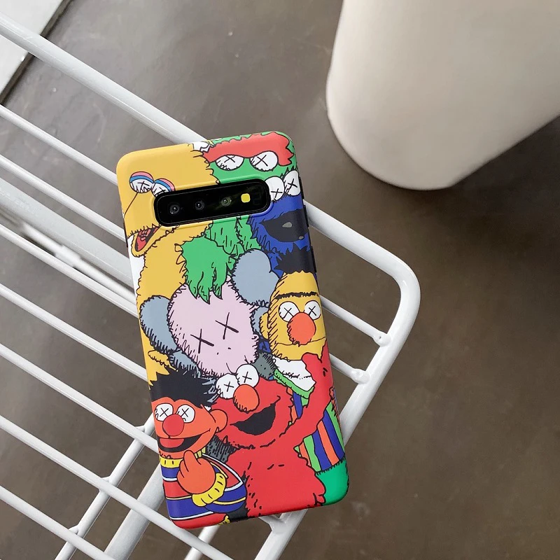 YHBBCASES For Samsung S10 Plus Soft Silicone Cases Cartoon Colorful Cookie Phone Cover Galaxy S8 S9 Note 8 9 |