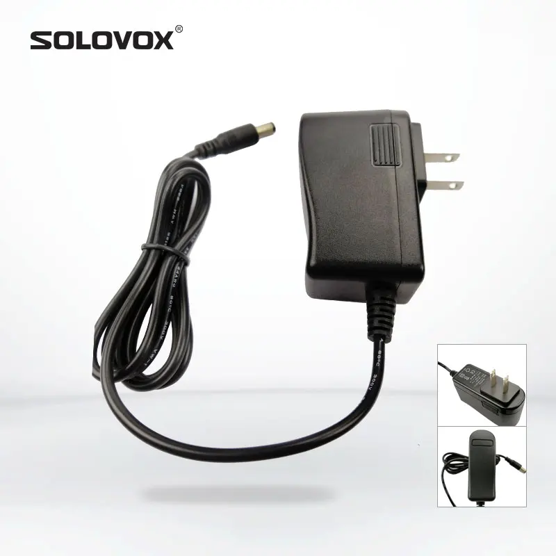 Блок питания SOLOVOX 12 В/1 5 А стандарта США для ТВ приставки OPENBOX V8S V9S V6 F5S оригинальная