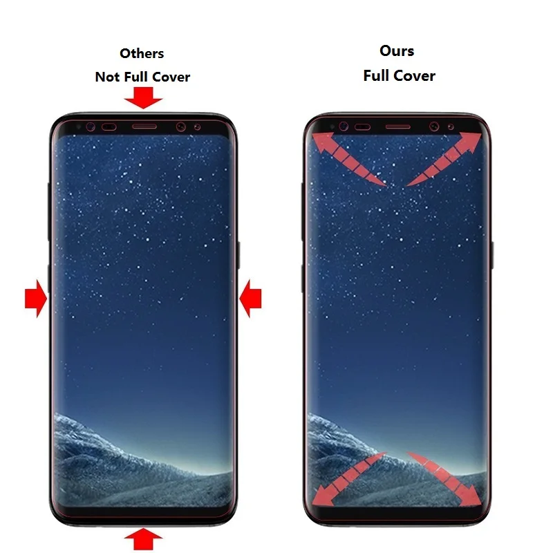 Защитная пленка для Samsung Galaxy S10 Plus Lite полностью покрывающая защитная из ТПУ и нано