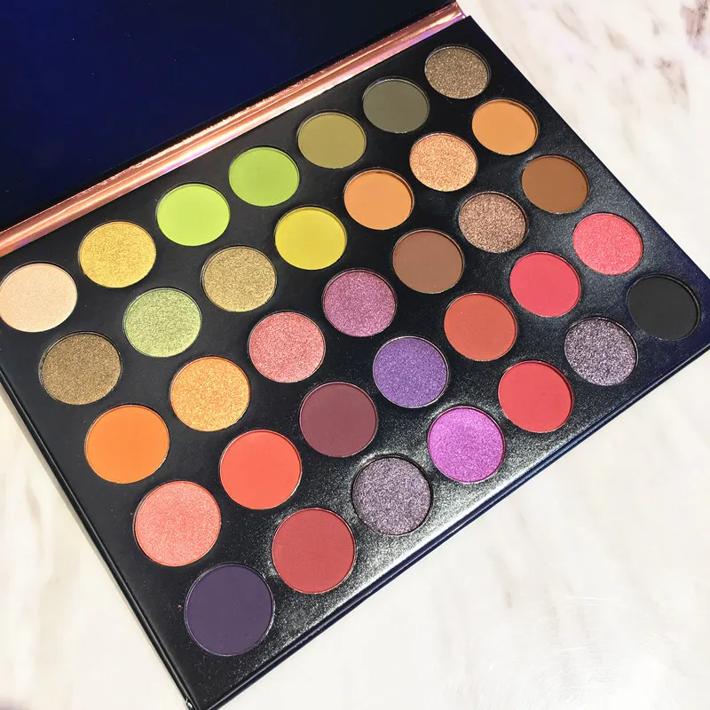 Beauty Glazed Новая натуральная палитра теней для век 35 цветов матовые мерцающие тени