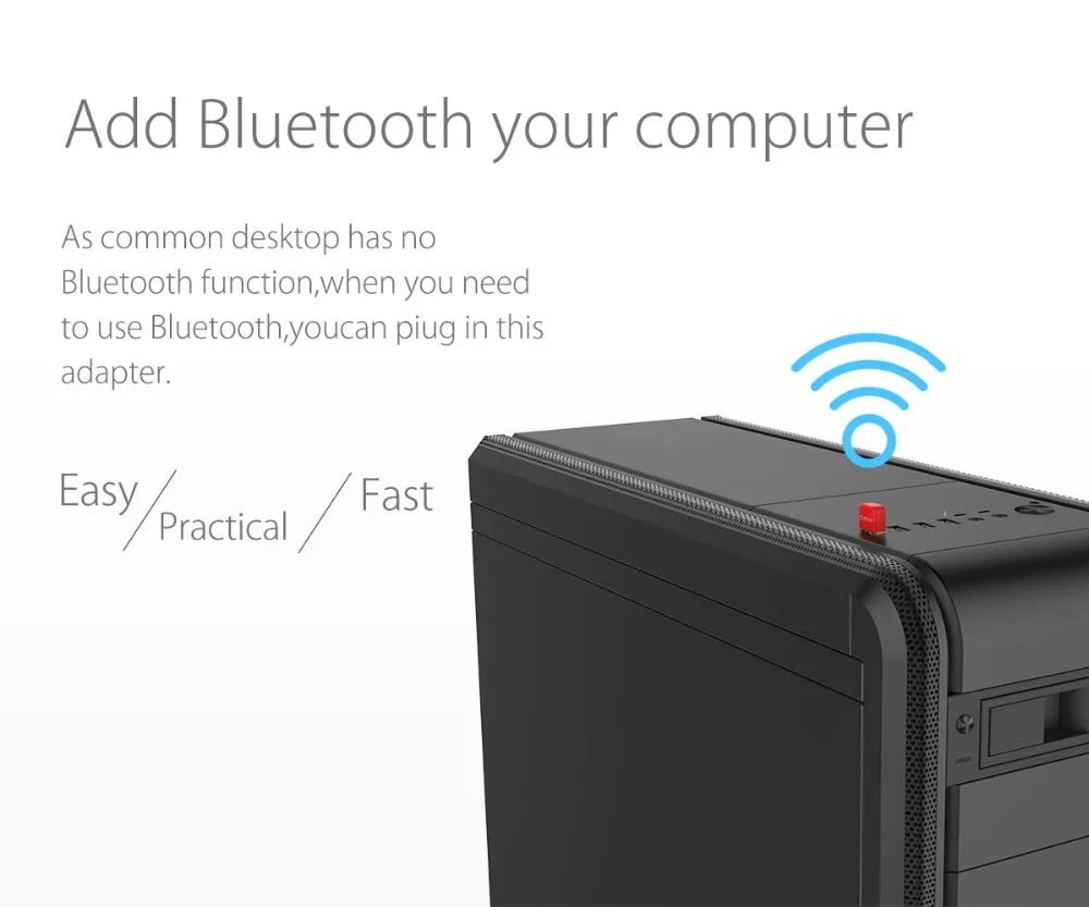 ORICO беспроводной USB Bluetooth компьютерный адаптер 4,0 aptx Bluetooth ключ музыкальный передатчик звуковой приемник Bluetooth адаптер