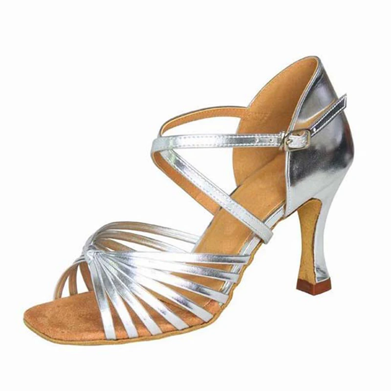 Женские туфли для латиноамериканских танцев профессиональные цвета хаки загара