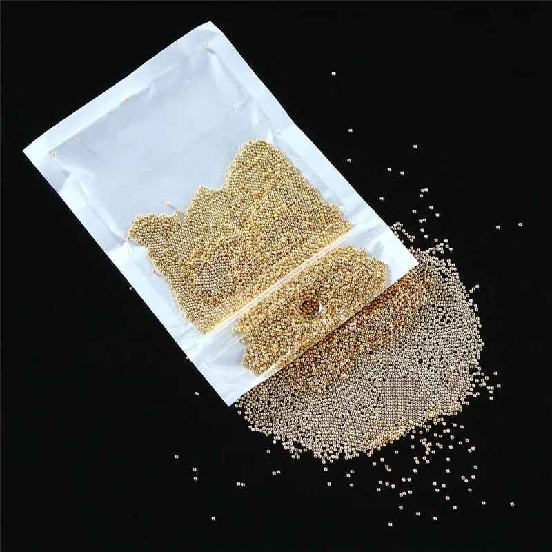 50 г Золотая Серебряная Икра микро бусины Рыба Яйцо шарик для маникюра 3D украшения