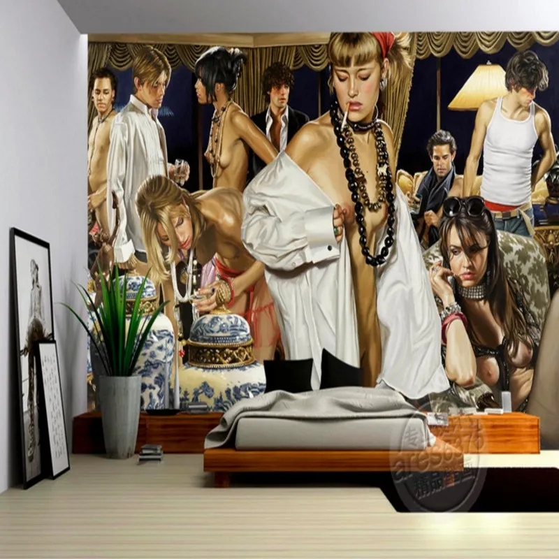 Индивидуальный размер фотообои для ночного клуба Европейский корпус картина