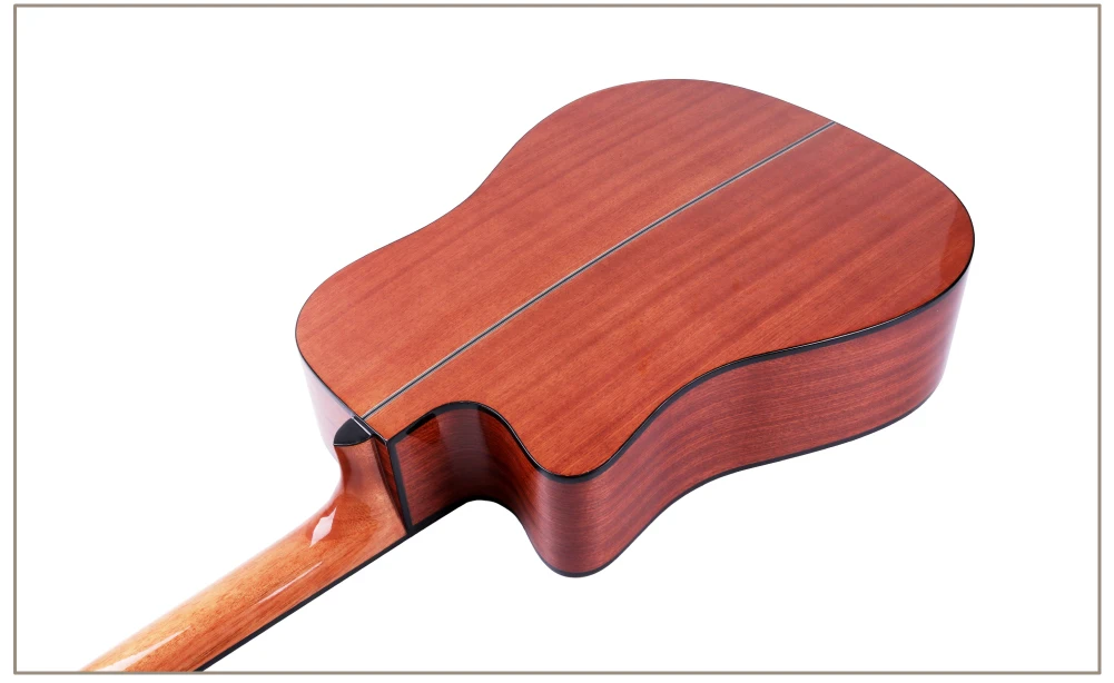 Гитара акустическая электрическая гитара стальная струна ель D-Body Guitarra 12 струн поп-фолк Cutaway Глянцевая установка звукоснимателя