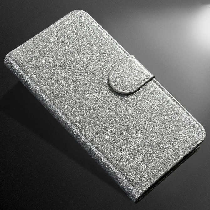 silver 1 Роскошный кожаный чехол-книжка с подставкой для мобильного телефона для Motorola Moto G5 G5S G5 Plus, чехол-кошелек с отделением для карт - Цвет: silver