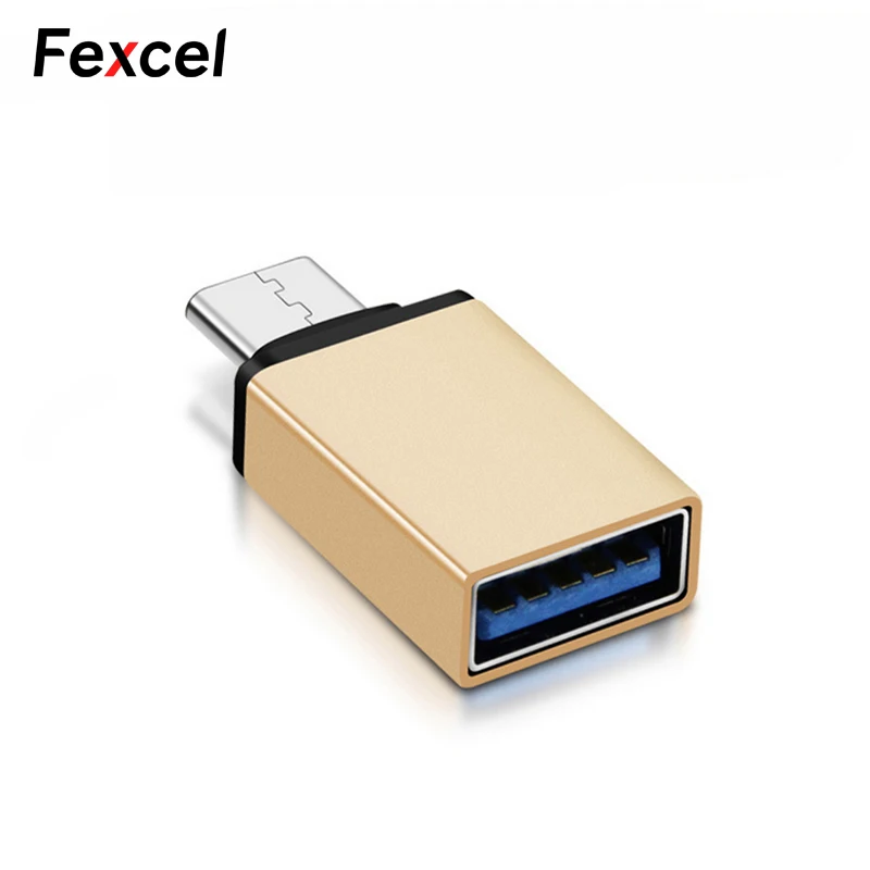 Fexcel USB 3 0 Тип usb C OTG адаптер для Xiaomi Mi макс один плюс 5 т 6 переходник samsung Galaxy S9