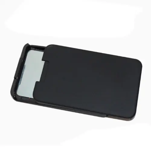 Черный PC ID держатель для кредитных карт протектор RFID Анти-сторона кошелек чехол для карт женские кошельки Vogue Мужчины ID карта коробка - Цвет: Черный