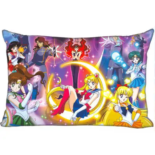 Best Custom Pillow Case Sailor_Moon(2)@ Bedroom Home Rectangle zipper Pillowcases(One Side)@181205-05-03-147 - Цвет: Pillowcase
