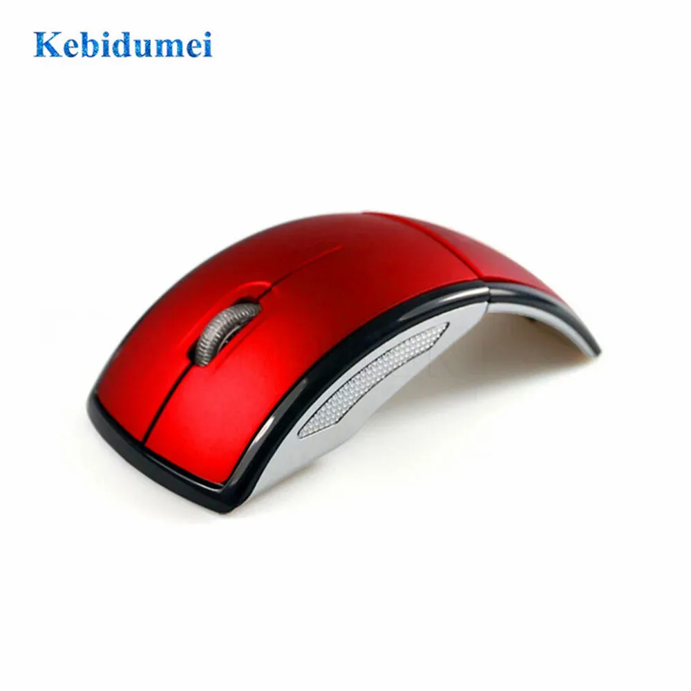 Складная Беспроводная оптическая мышь kebidumei 2 4 ГГц мини USB приемник для планшета