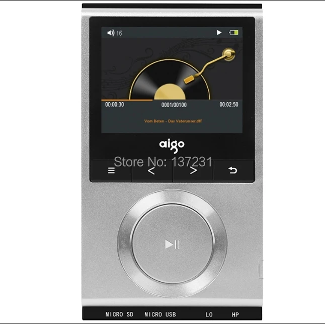 Новинка музыкальный проигрыватель Aigo скорости M5 HIFI DSD без потерь MP3 1200 мАч литий