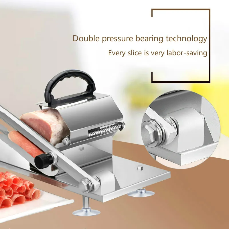 Мясо slicer среза нарезанный мясо резки Руководство резки мяса автоматической рабочего Easy-cut замороженной говядины и баранины
