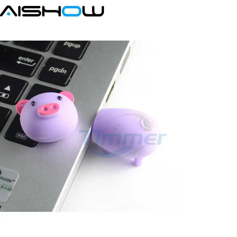 Lovely mini Pig USB Flash Drive cute animal pen drive Gift cartoon pendrives 4GB 8GB 16GB 32GB 64GB memory stick Wholesale | Компьютеры и