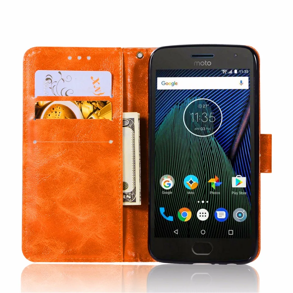 Модный чехол-кошелек для Motorola Moto G5 Plus чехол телефона экстравагантный флип-чехол