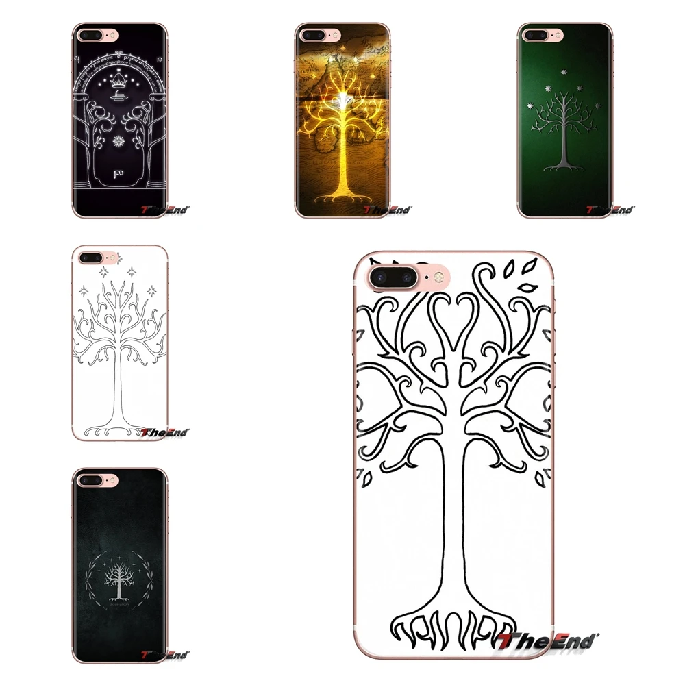 Силиконовый чехол для iPod Touch Apple iPhone 4 4S 5 5S SE 5C 6 6S 7 8 X XR XS Plus MAX Tree Gondor Clean Властелин