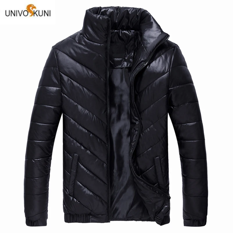 Мужское хлопковое пальто UNIVOS KUNI однотонное утепленное большого размера 5XL J607 2019 |