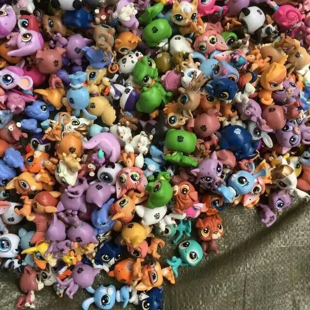 1 шт. Littlest Pet Shop куклы игрушки Фигурки ПВХ Дети различные стили игрушка цифры для