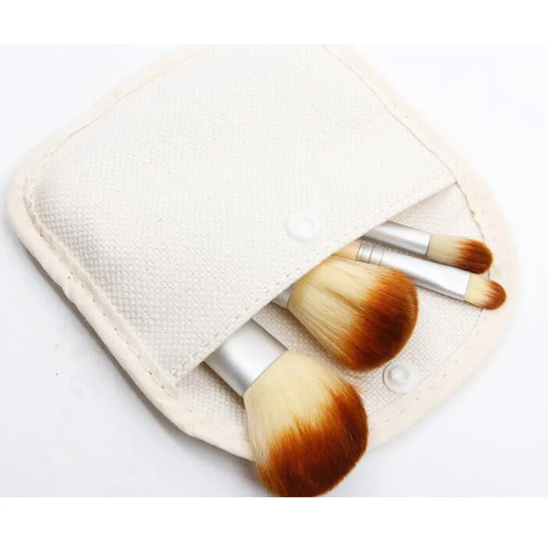 AddFavor 4 шт. пудра Румяна Тени для век Кисточка контура набор кистей бамбуковые