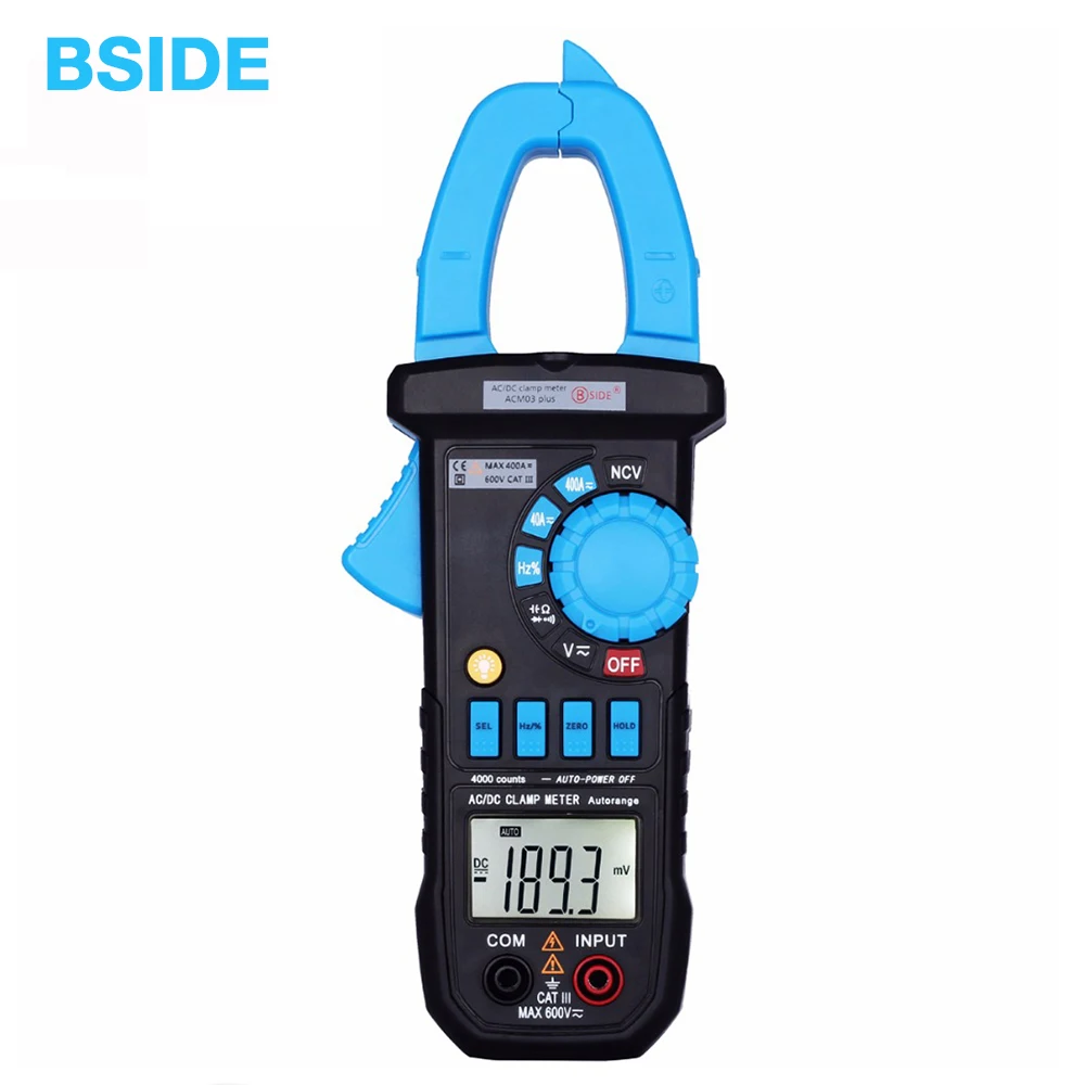 Цифровые токоизмерительные клещи True RMS Бесконтактный мультиметр диод емкость VFC