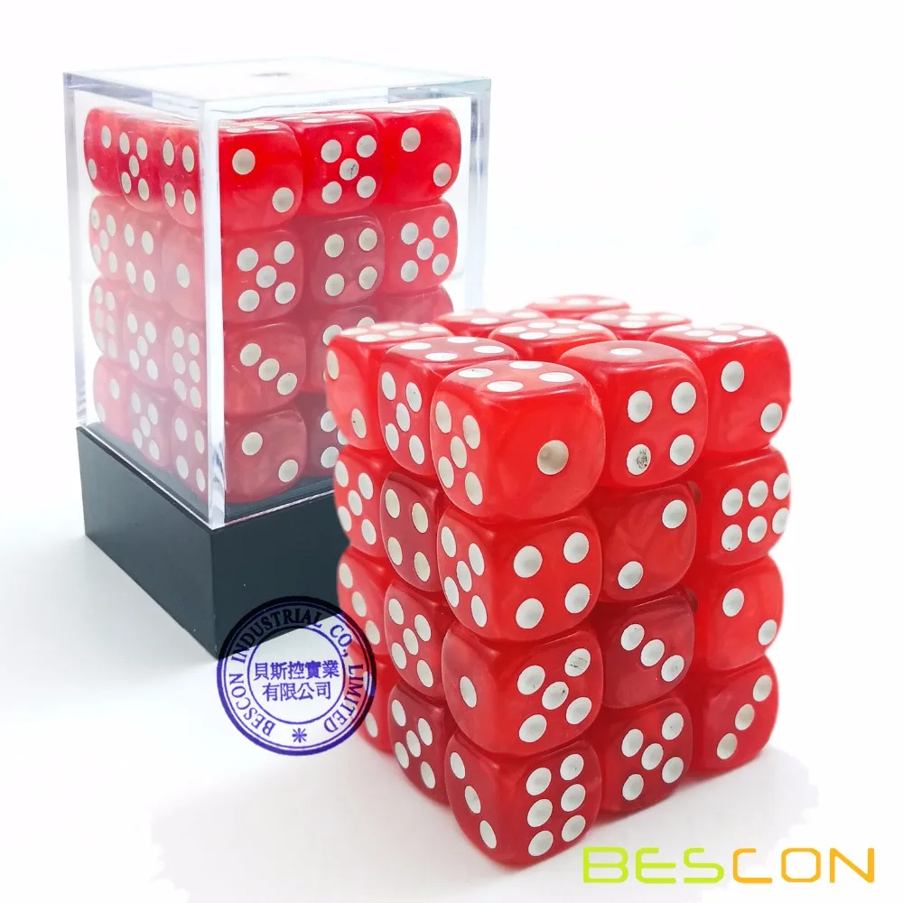 Bescon 12 мм 6 сторонних кубиков 36 В кирпичной коробке шестигранные - Цена: 872,45 руб.