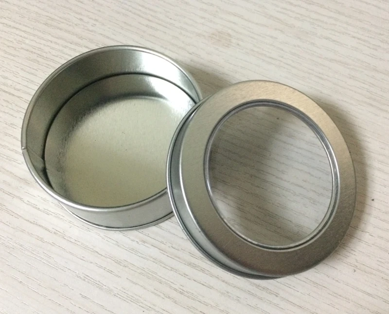 5 Pieces No Logo Round Tin Metal packaging box gift size D65xH25MM D2.56 x H0.98 inch | Дом и сад