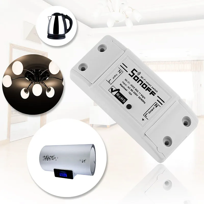 Умный выключатель Itead Sonoff Wi Fi RF433 220 В|io io|ios androidios wifi |