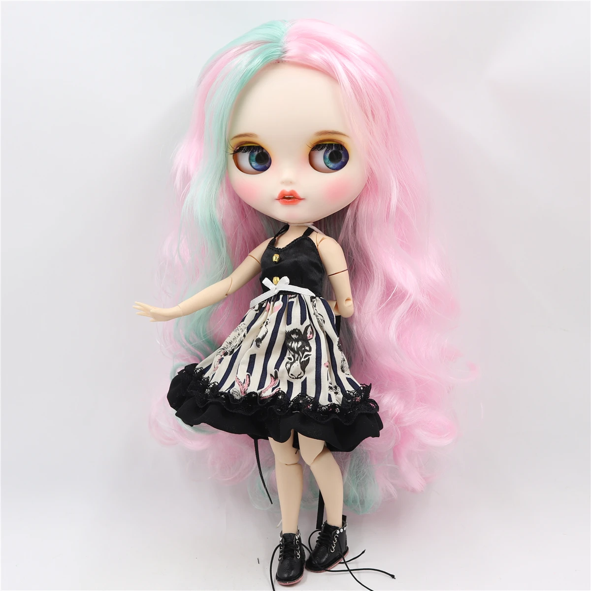 Ледяной DBS Blyth кукольные 1/6 bjd из белой кожи шарнирное тело матовая лицевая сторона