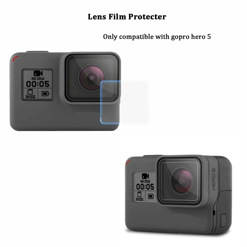 Easttowest Go Pro Hero 5 Аксессуары объектив+ ЖК-экран Защитная пленка+ крышка объектива+ подводный фильтр для дайвинга для Go Pro Hero 5 6