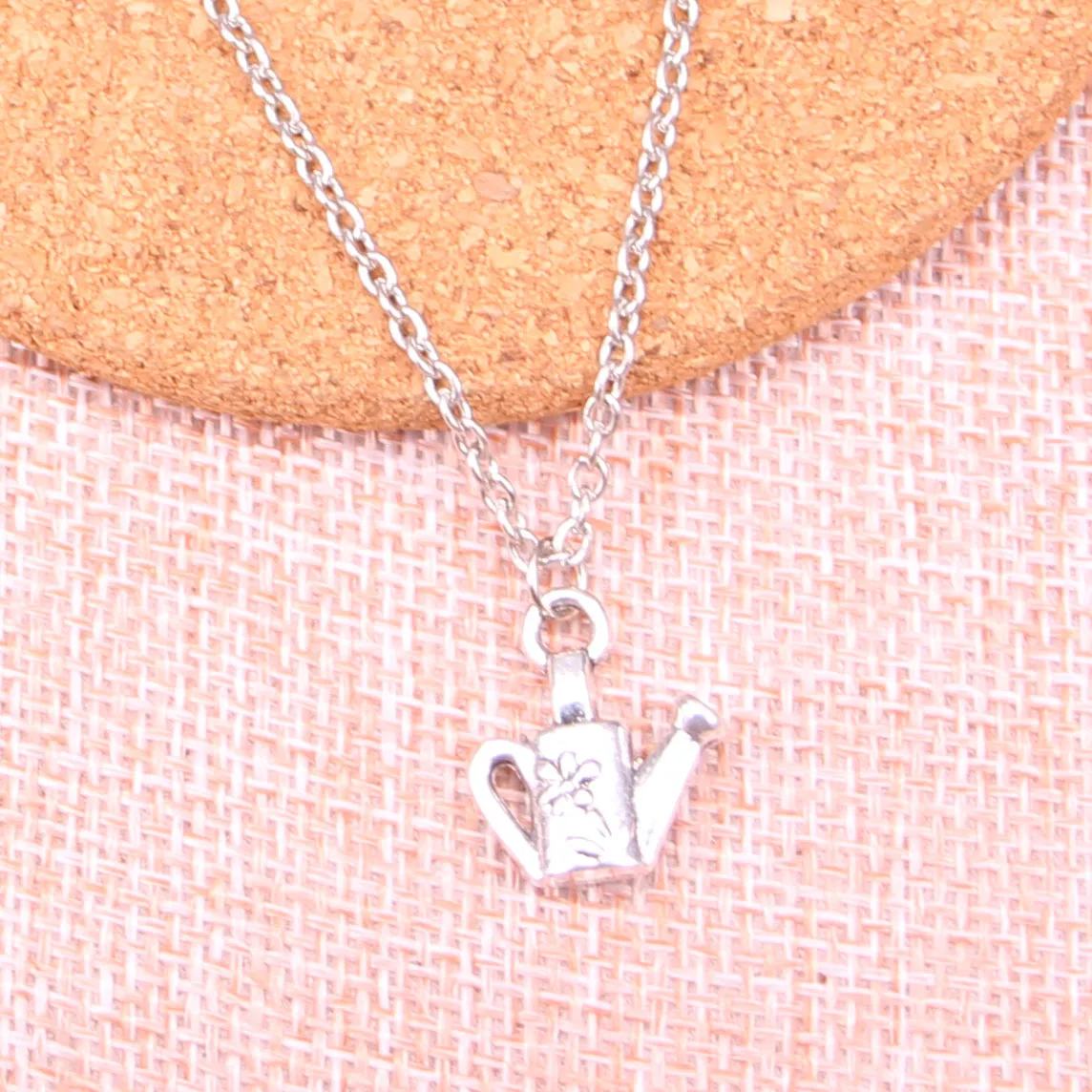 New Fashion Link Chain Necklace Metal Alloy Pendants 18*15mm watering can gardening For Gift Jewelry | Украшения и аксессуары