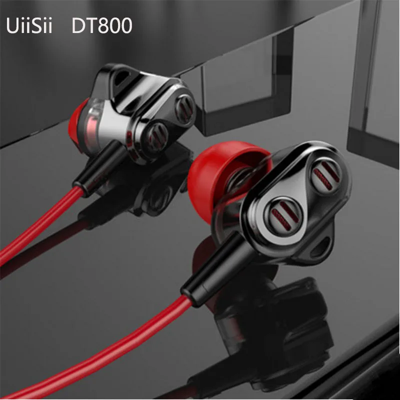 100% новая оригинальная коробка UIISII DT800 2DD + 2BA наушники HIFI шумоизоляция стерео