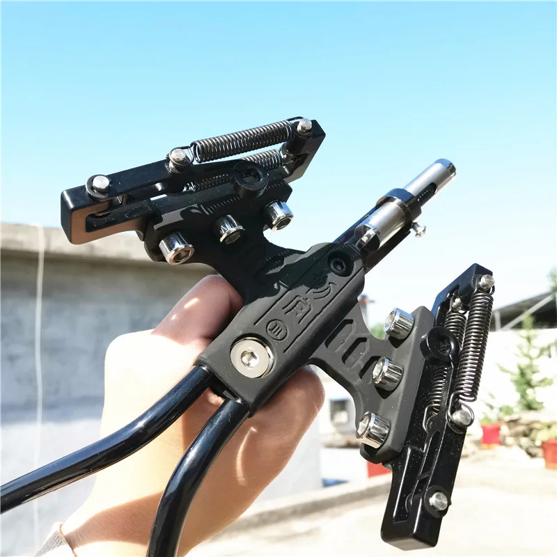 

Powerful Hunting Fishing Laser Slingshot stainless steel slingshot professional Catapult Strong Sling Shot with rubber band