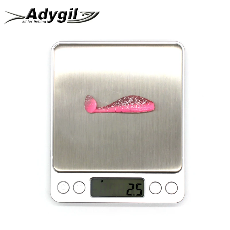 ADYGIL Рыболовная Приманка Мягкая силиконовая приманка ADSL202/SH50 10 шт 50 мм 2 5 г|Наживки