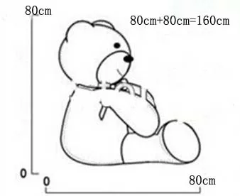 160cm Giant teddy bear soft toy plush toys kids big stuffed animals children baby dolls for women girl peluches | Игрушки и хобби