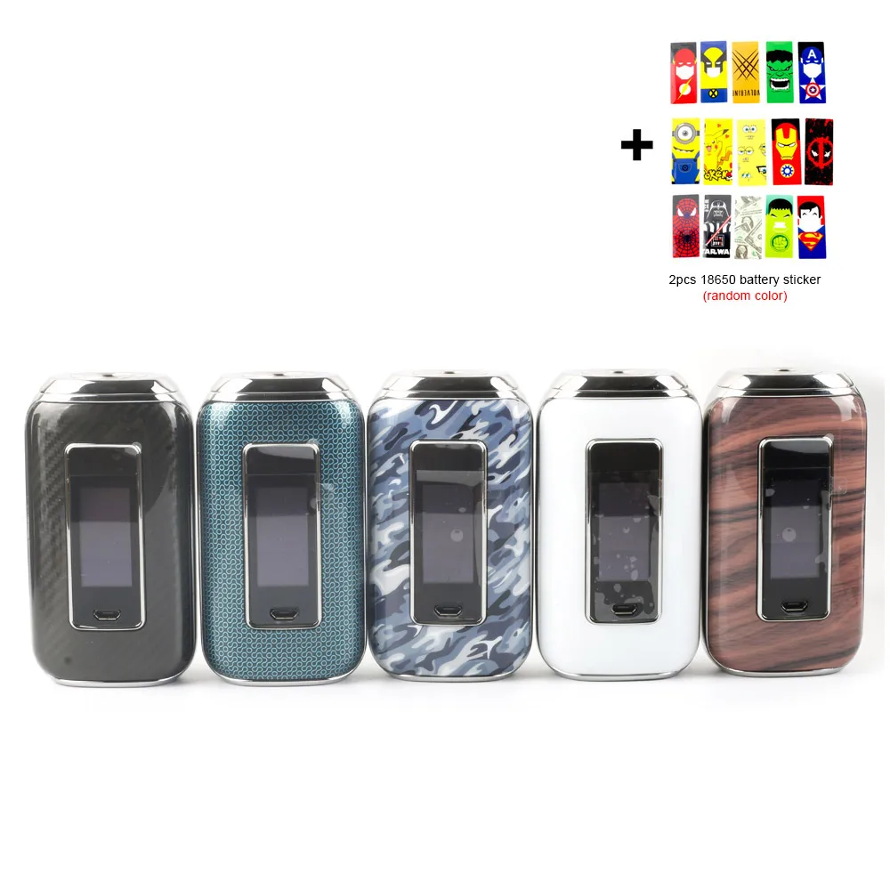 Aspire Новый VAPE Оригинал SkyStar mod 210 Вт Двойной 18650 с 1.3 дюймов Сенсорный экран для ревво