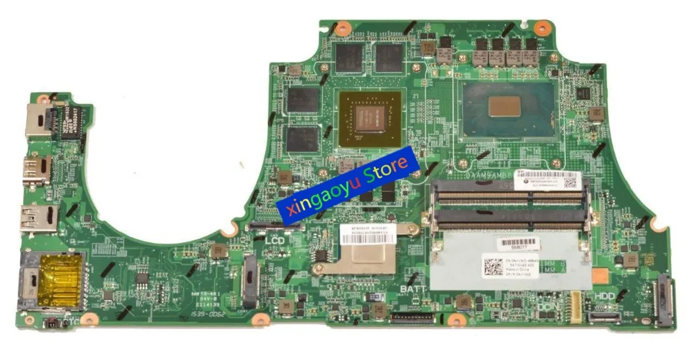 

For Dell For Inspiron 15-7559 Laptop Motherboard w/ i5-6300HQ 2.3Ghz CPU NXYWD 0NXYWD cn-0NXYWD