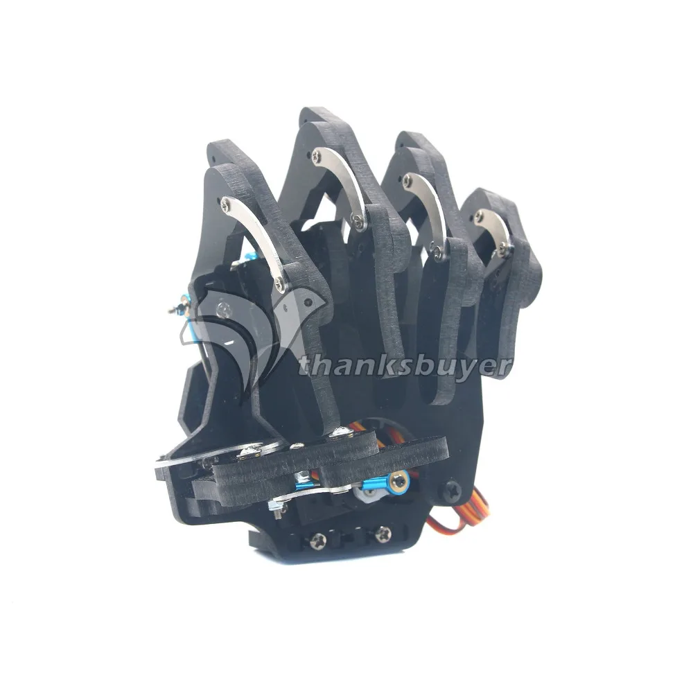 TZT собрал пять пальцев правая и левая рука с сервоприводами механический захват