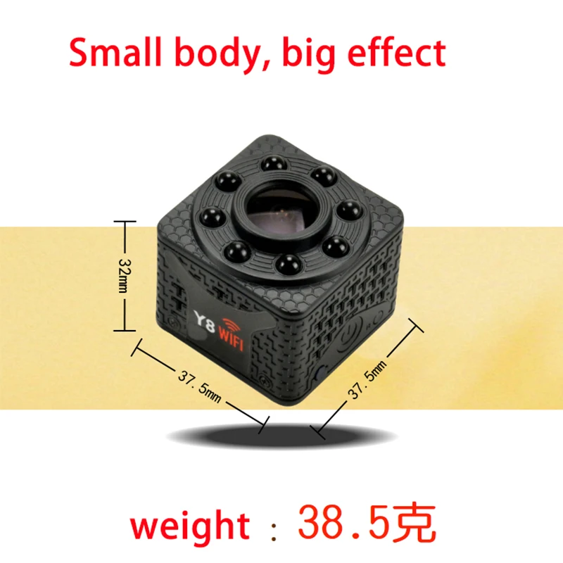1080P Invisible Night Version Two Way Audio Wifi Mini Camera Wireless Video Recording Support Remote Control Portable Recorder |