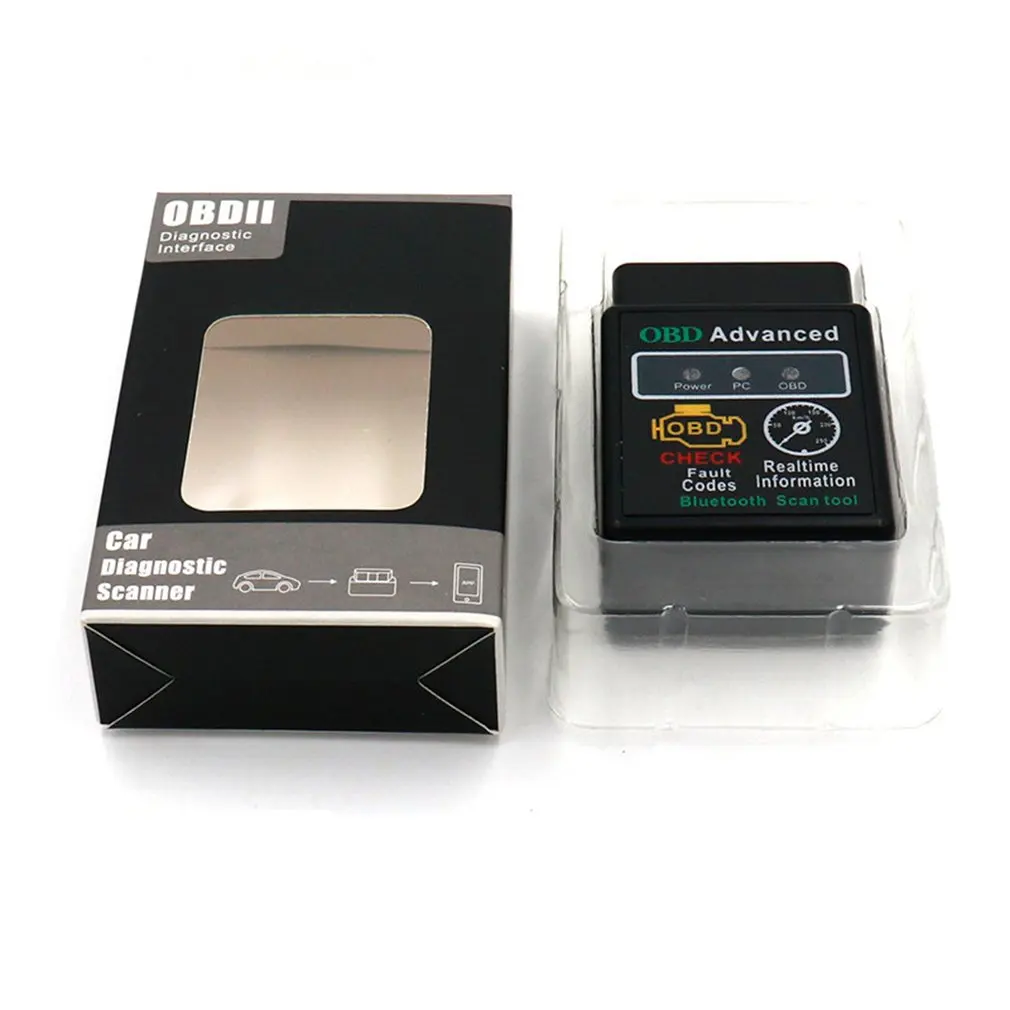 Автомобильный диагностический инструмент маленький размер V1.5 Bluetooth OBD2 ELM327 HH OBD