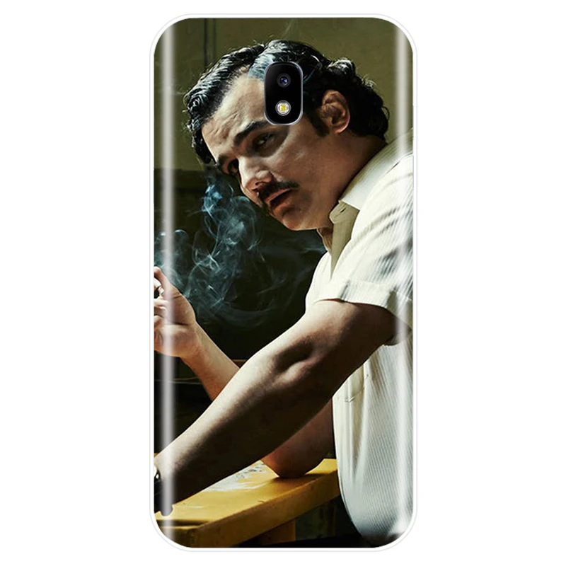 Wagner Moura Narcos pablo escobar Cover TPU Phone Case For Samsung Galaxy J3 J4 J6 J8 2018 J5 J7 2017 2016 J3PRO J7PLUS | Мобильные