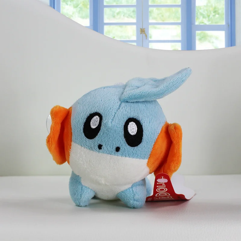 Mudkip 10CM 5,5 ''Jigglypuff Charmander Gengar Bulbasaur Dragonite Snorlax Mewtwo Psyduck Lapras Charizard Torchic Groudon плюшевые игрушки куклы - Цвет: Mudkip 10CM