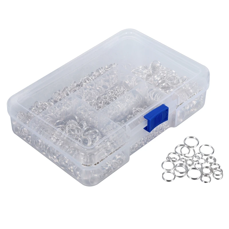alloy 4-12mm 1700pc 4000 шт./компл. комбинированное Открытое кольцо замкнутое кольцо Пряжка Омаров отправить Ручные плоскогубцы ожерелья DIY Ювелирные изделия Аксессуары - Цвет: alloy 4-12mm 1700pc