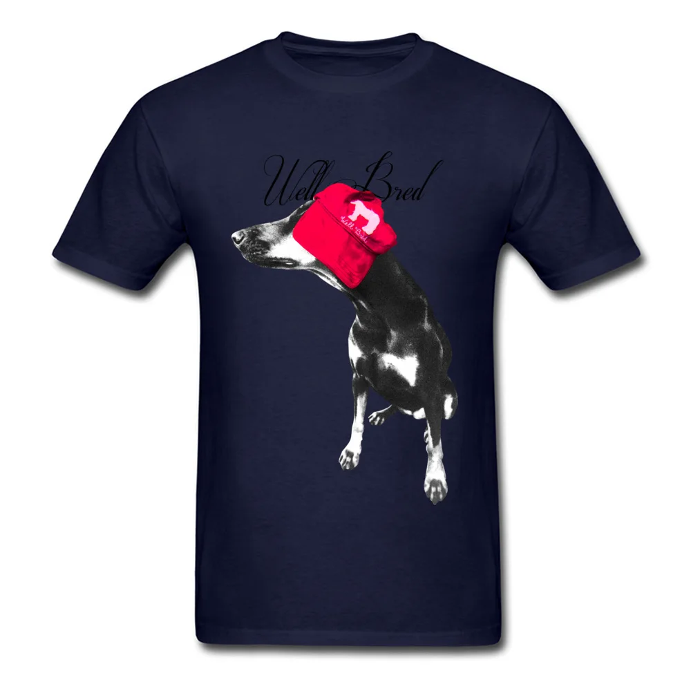 Labrador Well Bred T Shirt Men TShirt Family Tee Black T-shirt Wholesale Cotton Clothing Hipster Tops Tees Streetwear |