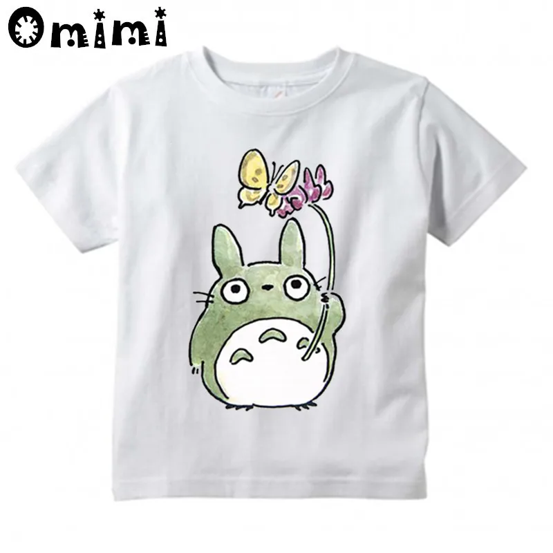 

Kids Anime My Neighbor Totoro Design T-Shirts Children's Short Sleeve Tops Boys/Girls Cute T Shirt