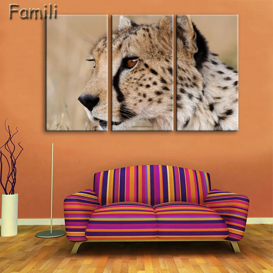 Настенная картина Гепард В дереве 3 шт./компл.|wall pictures|prints paintinghd prints |