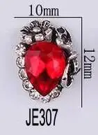 JE307 10 шт./лот, новинка, сплав, ногти, шарм, Ретро стиль, Корея, кристаллы, бриллианты, СТРАЗА под камень, для украшения ногтей, украшения для ногтей, 3D Стразы - Цвет: JE307